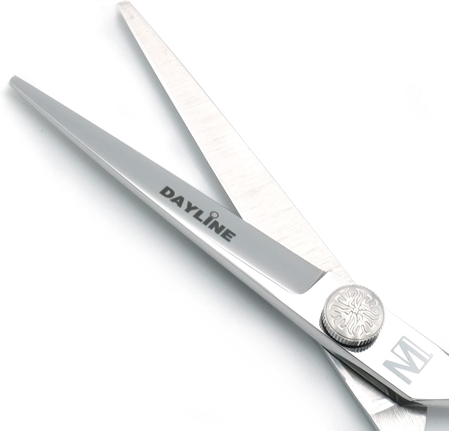 Dayline 6" Professional Salon Shears Hairdressing Scissors Haircut Human Silver Barber Scissors Japan 440c Steel Cutting Hair Scissors (6 inch)
