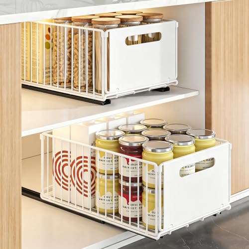 2 Pack Heavy Duty Slide Out Drawer