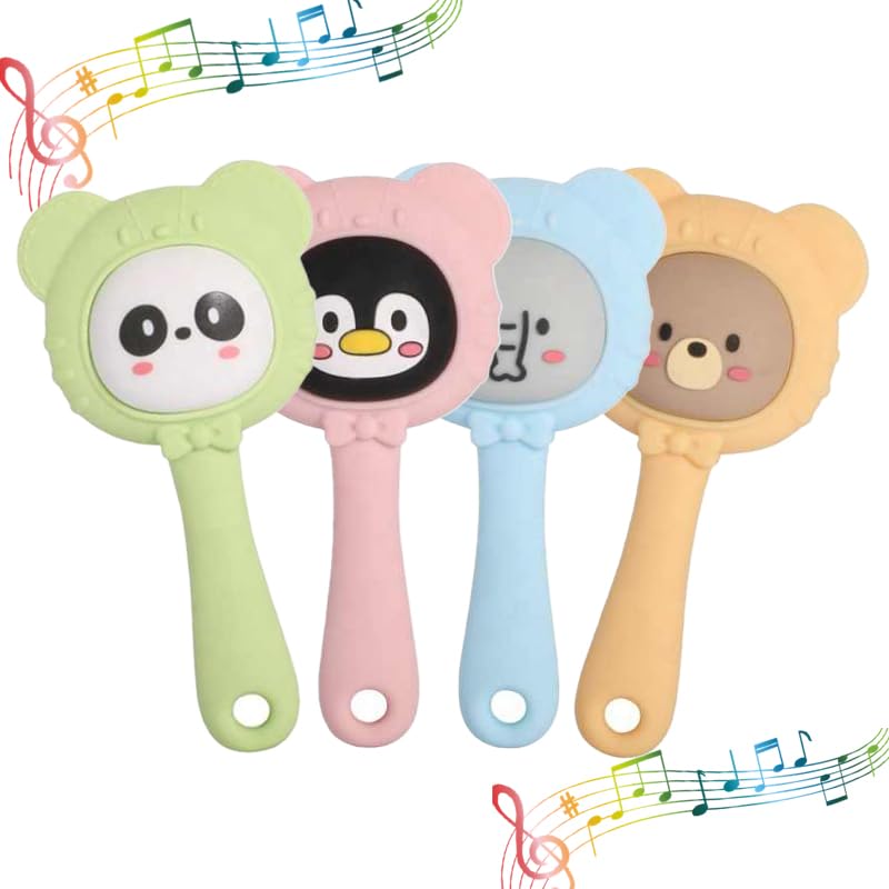 Fimalia Teething Baby Chew Toys, BPA-Free Baby Teething Toy for Babies 0-12 Months. Natural Organic Freezer Safe Specialized Teether Toys for Toddlers, Relief Gingival Pain Animal Shape (2 pc Multicolor)-image-5