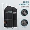 Travel-Garment-Bag-with-Zipper-Pocket-Suit-Bag-for-Suits-Dresses-Coats Travel Garment Bag with Zipper Pocket, Suit Bag for Suits, Dresses, Coats