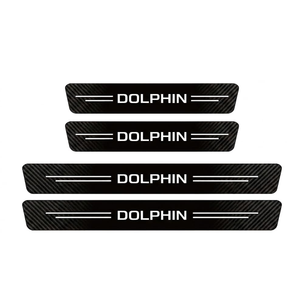 SDYAYFGE 4Pcs Kick Plates Car Door Sill Protector,for BYD Dolphin