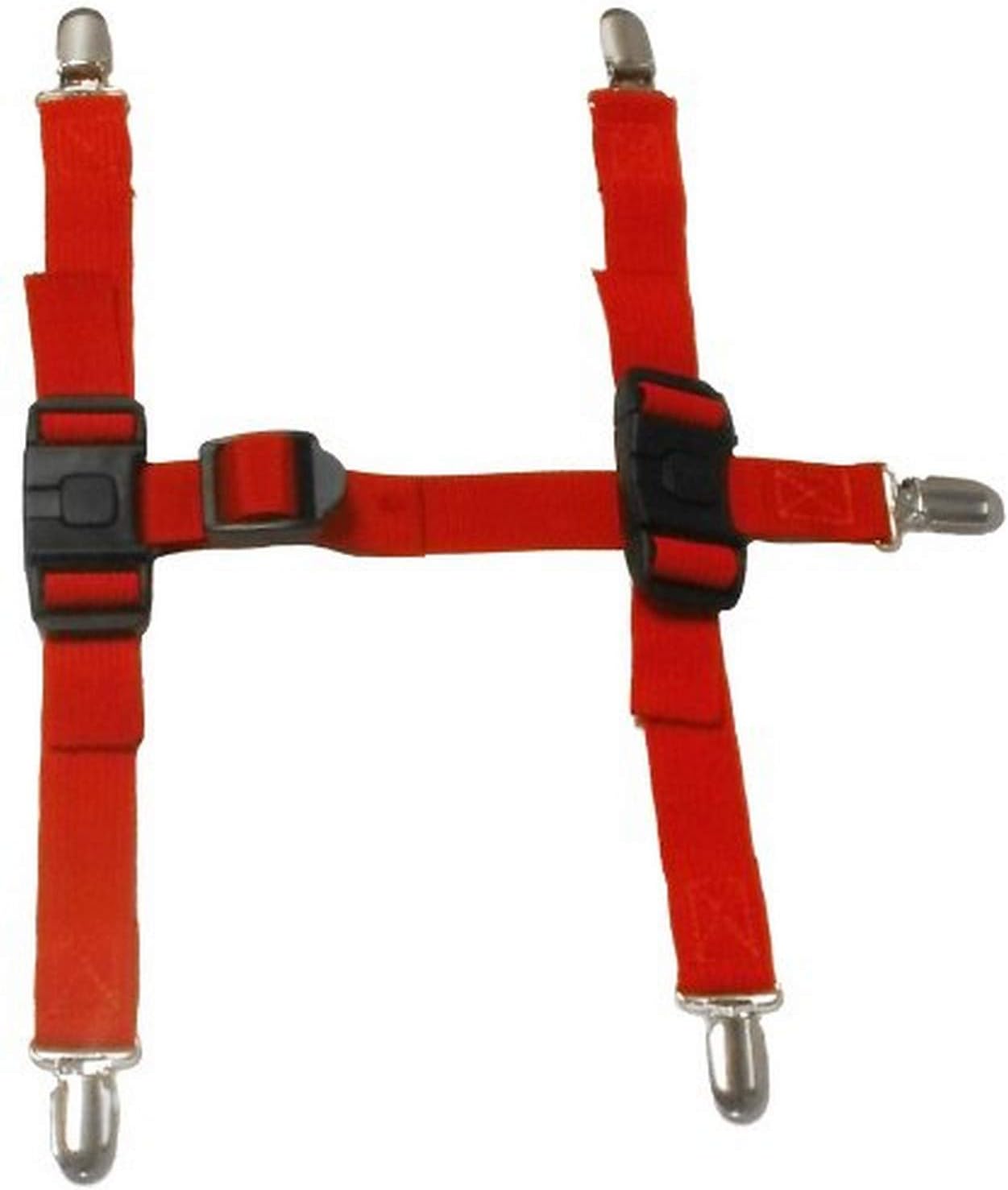 Canine Footwear Suspenders Snuggy Boots for Dog, Large, Red