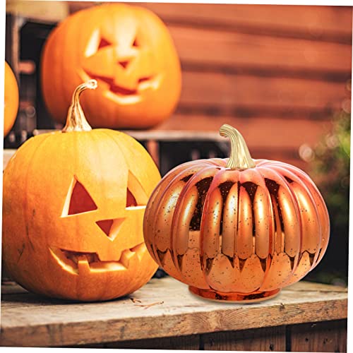 Lampe Citrouille Halloween Décorative pour Éclairage de Table sans Danger - 7