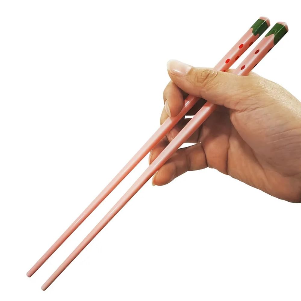 Lot de 5 paires de baguettes chinoises en céramique antidérapantes