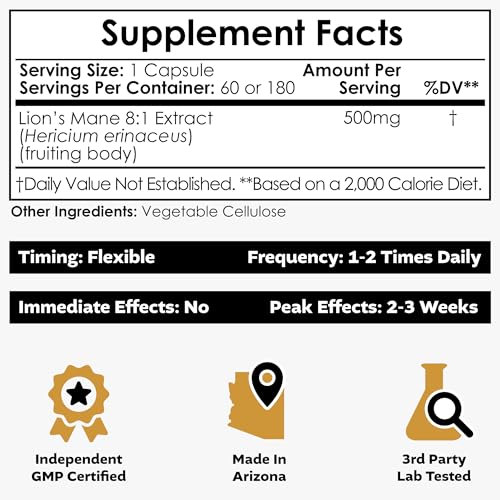 Nootropics Depot Lion's Mane Capsules