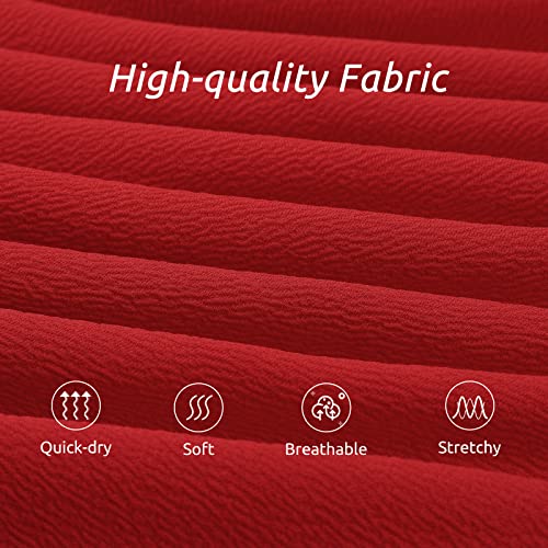 Image of KEREDA Girls Casual Mini High Waist Flared Pleated Skater Uniform Skirts