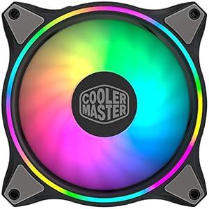Cooler Master MasterFan MF120 Halo ARGB – Dubbele ringverlichting met adresseerbare RGB, case fan & koeling – Hybride…