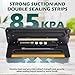 ADVENOR Vacuum Sealer Machine with Cutter Widened Double Sealing Strips and Bag Storage, 85Kpa Dry Moist Food Modes Upgraded Locking Design Includes 2 Bag Rolls 8.6