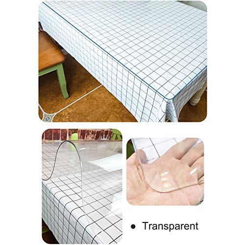 Couverture de bureau transparente de 2 mm inodore pour espace de travail propre - 6