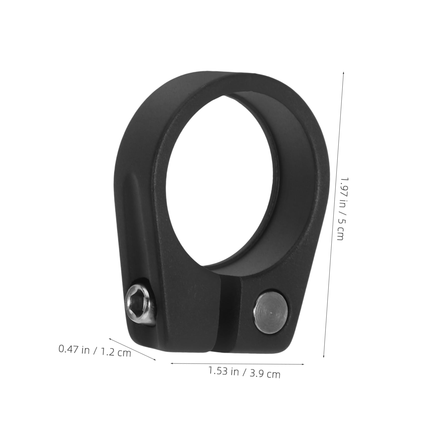 KOMBIUDA Aluminum Quick Release Seatpost Clamp for Bicycles Versatile Bike Seat Clamp Secure Grip for Mountain Road Electric Bikes Sleek Finish for Enhanced