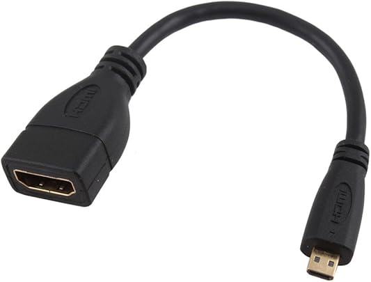 Afunta Micro HDMI Maschio HDMI Femmina Adattatore jack del Cavo Convertitore 1080P Afunta Micro HDMI Maschio HDMI Femmina Adattatore jack del Cavo Convertitore 1080P