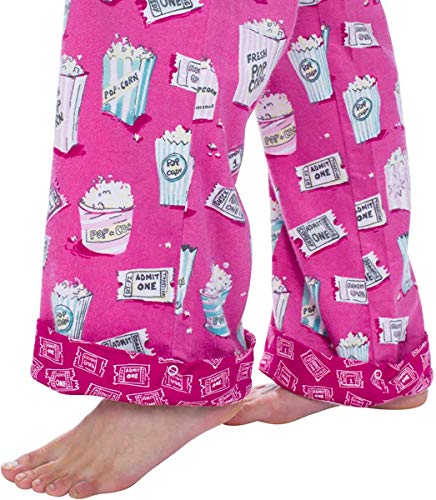 Munki Munki Women's 2-Piece Flannel Pajama Set, Pink, Xx-Large #TOP5