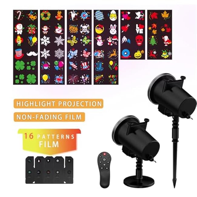 WFOJOO Holiday Projector Lights Led Christmas Projector Light