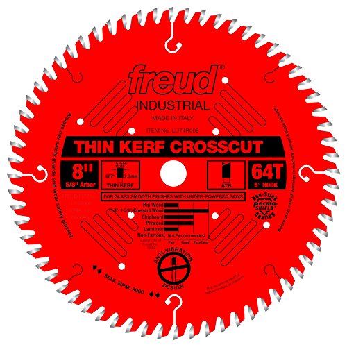 Featured Product Freud 8" x 64T Thin Kerf Ultimate Cut-Off Blade (LU74R008)