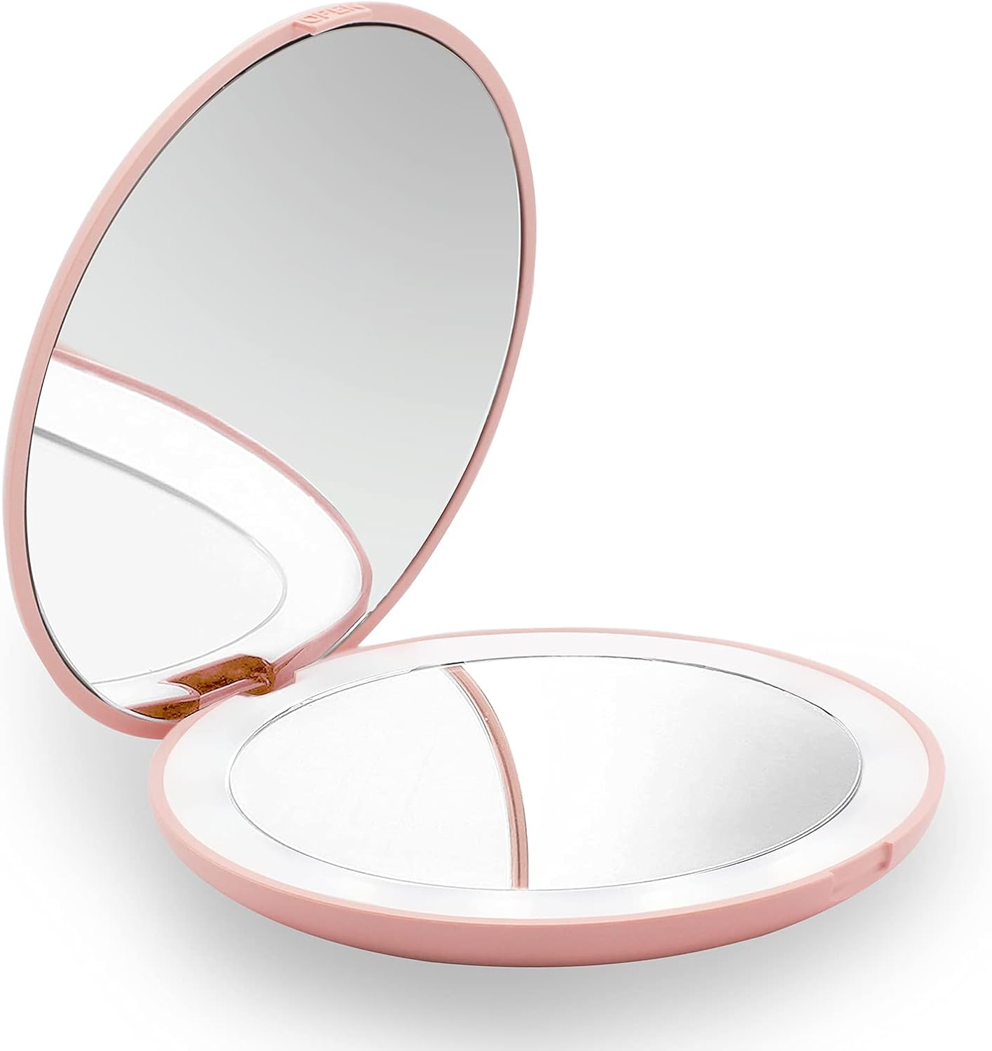 Giazee Compact Mirror, 1X/10X Magnifying LED Lighted Travel Makeup