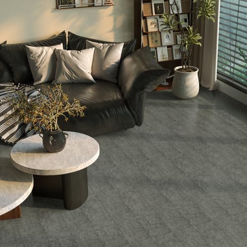Vinylboden Selbstklebend, PVC Bodenbelag Selbstklebende Bodenfliesen Wasserdicht Extra Abriebfester Für Küche Badezimmer Schlafzimmer, 30x15cm 10 Stück