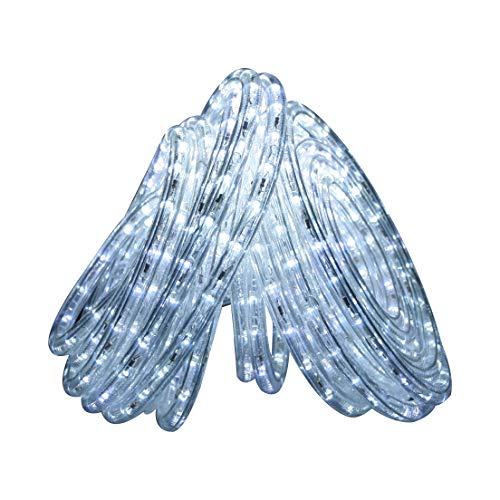 Direct-Lighting 50ft Super Bright Heavy Duty Cool White Rope Lights with 600 LEDs - Expandable to 200 Ft.