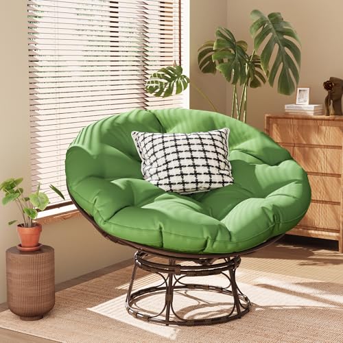 Sillón Plegable de Tela Peluche Verde miniatura 5