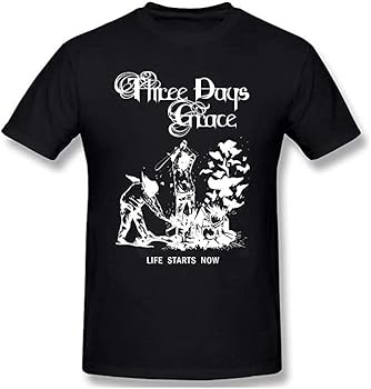 Amazon.com: Three Days Grace Life Starts Now T-Shirt : Clothing Amazon.com: Three Days Grace Life Starts Now T-Shirt : Clothing