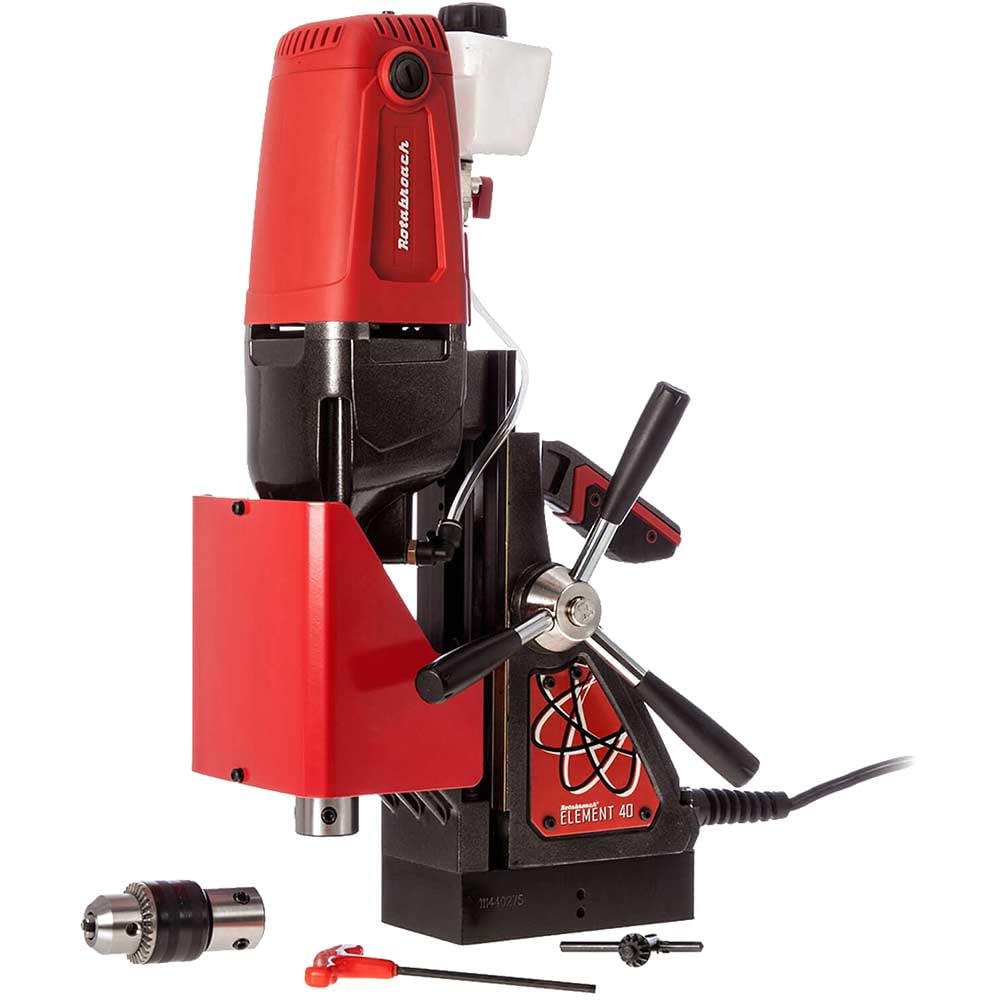 Rotabroach Magnetic Drill Press Machine - Rotabroach's Element 40/1 1200w 110v Electric Drilling Machines Capable of Drilling Holes up to 40mm in Diameter & 40mm in Depth
