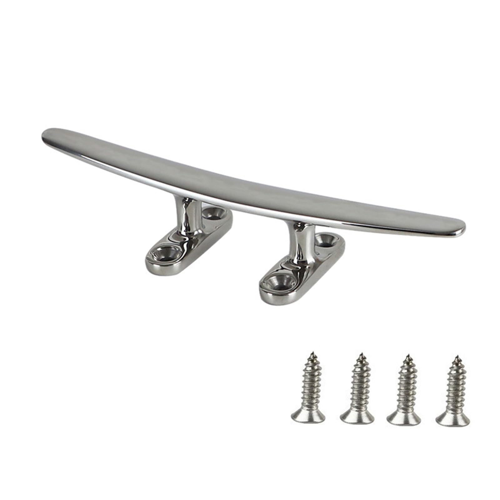 2 Pezzi da 126 mm Corda da 126 mm 316 in Acciaio Inox per Barca, Accessori per Barca, Base Aperta, Kayak, Corda, Cravatta, Torcia per banchine, Porte, Yacht, Piscina, Costa decorativati
