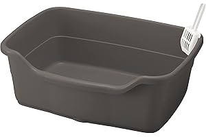 Richelle Paw Trax High Wall Cat Litter Box XL - Spacious and...