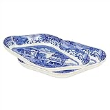 Spode Blue Italian Pickle Dishes - Set of 2