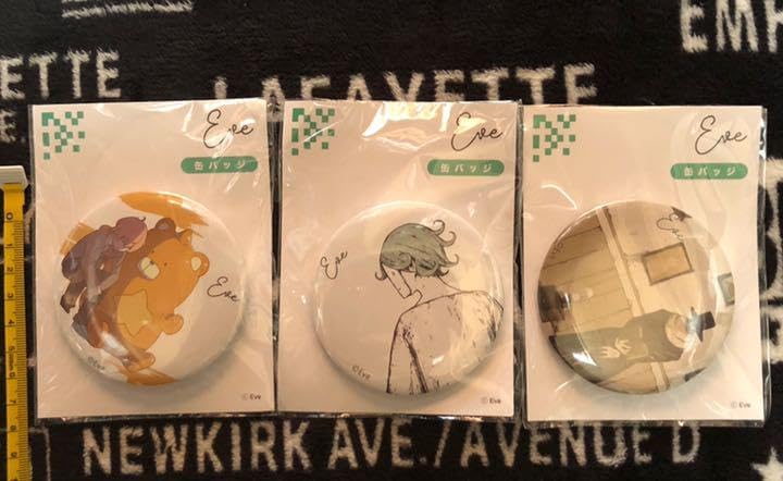 Amazon.co.jp: 歌い手 Eve 人外ちゃん キャラクター 缶バッジ セット 1 