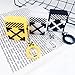 BlossomingLove Compatible with AirPods Case Full Protective Premium Silicone Cover Fashion Self-Custom Off White Style Skin for AirPods Charging Case (Black Luggage)
