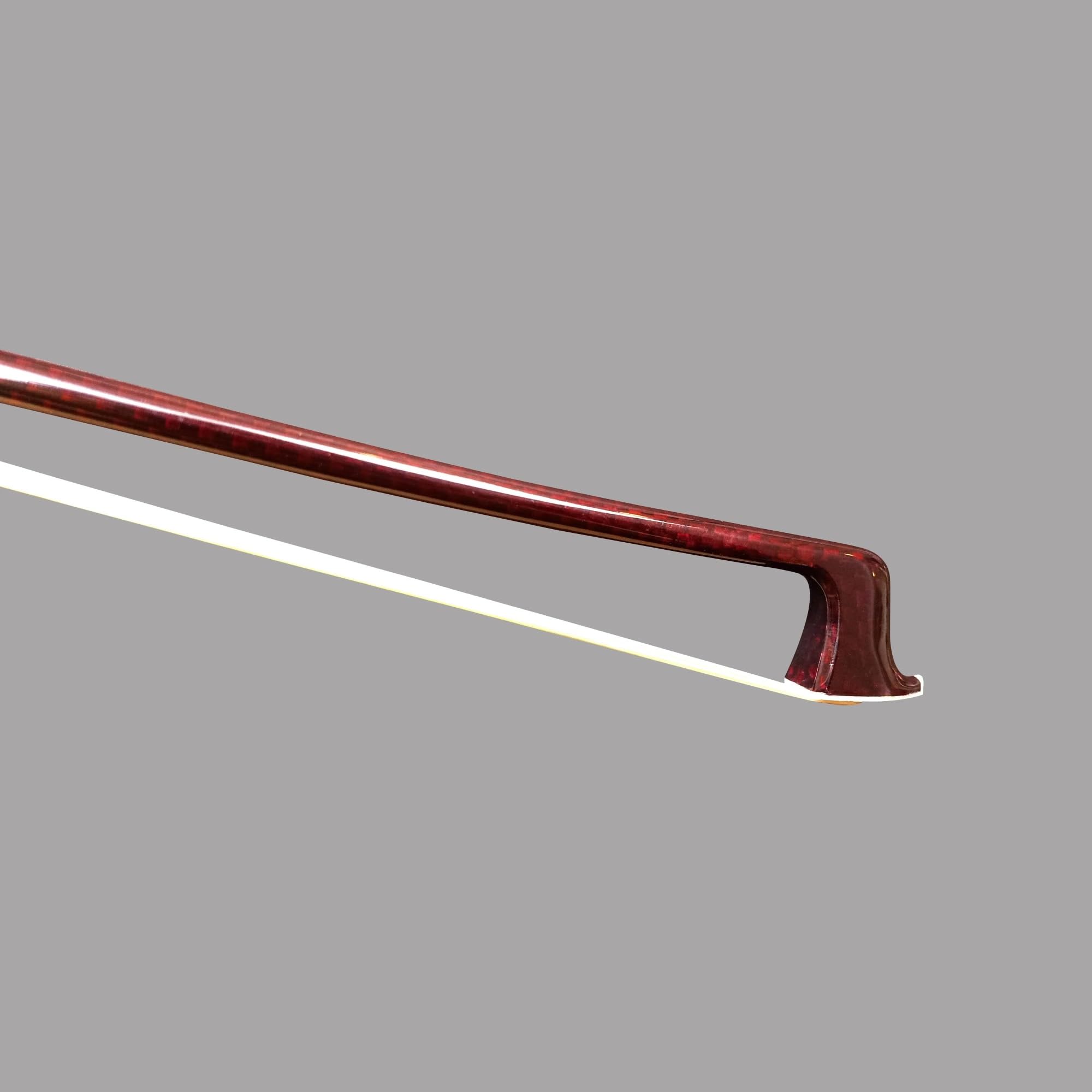 Arco Violino Arco da violino per principianti Bastone rotondo in legno rosso brasiliano 4/4 Arco da violino Accessori per violino 3/4 1/2 1/4 1/8 1/10 1/16