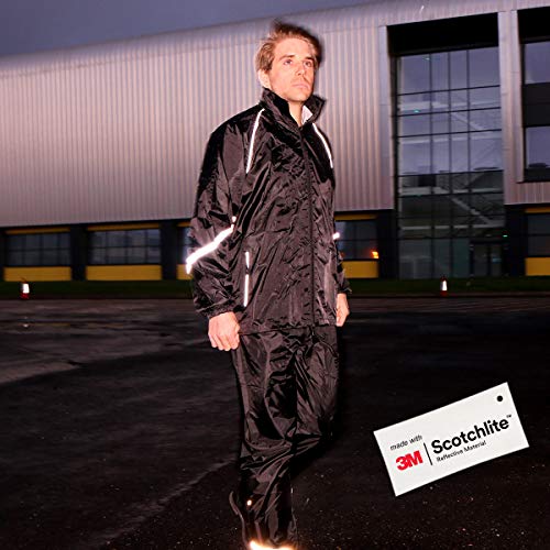 image for Salzmann 3M Waterproof Rainsuit | Elasticated Waist Band and Foldable 