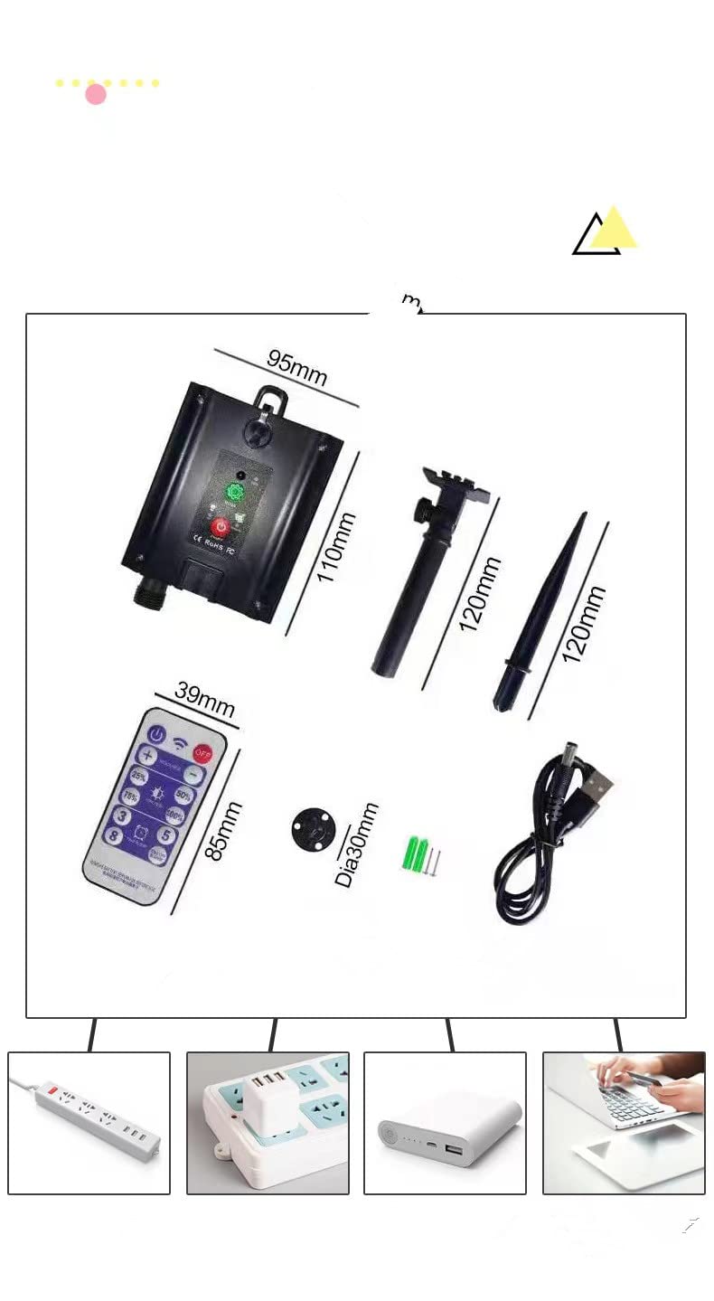 Solarny łańcuch świetlny, 30 diod LED, 6,5 m, łańcuch świetlny solarny, mini kulka, dekoracyjne światła, 8 trybów, wodoodporne, z pilotem zdalnego sterowania, świąteczne lampki USB, do wewnątrz, na zewnątrz, do ogrodu (60 LED 11 m, białe)