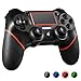 Produktbild PS4 Controller ORDA Wireless Gamepad für PS4 / PS4 Pro/PC und Laptop mit Vibration und Audio-Funktion, Mini LED Indikator, High-Sensitive Controller mit Anti-Rutsch Rot rot