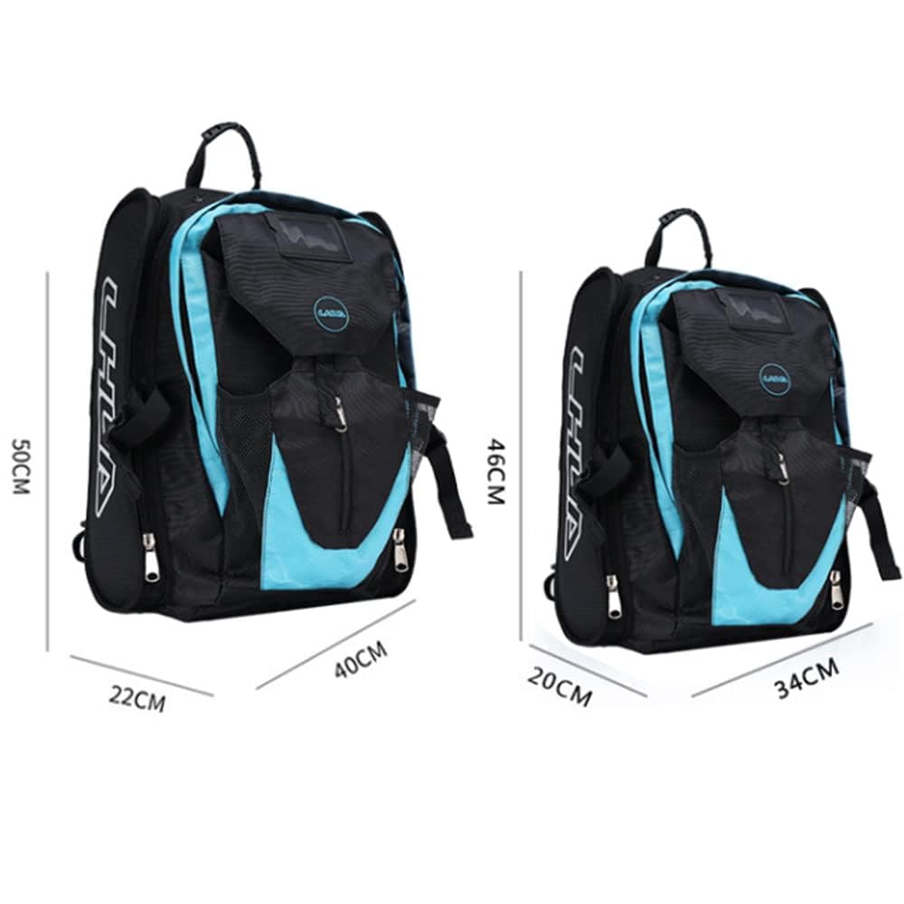 Zaino Unisex-Adulto Grande capacità, Pattini in Linea Pattini Zaino Scarpe da Skate Roller Borsa per Il Trasporto per Lo Stoccaggio Facile da trasportare Sport all'Aria Aperta,Borsa per riporre Casco