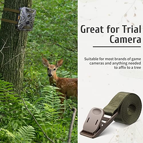 Youyole 6 Pcs Trail Camera Straps Wildlife Camera Mounting