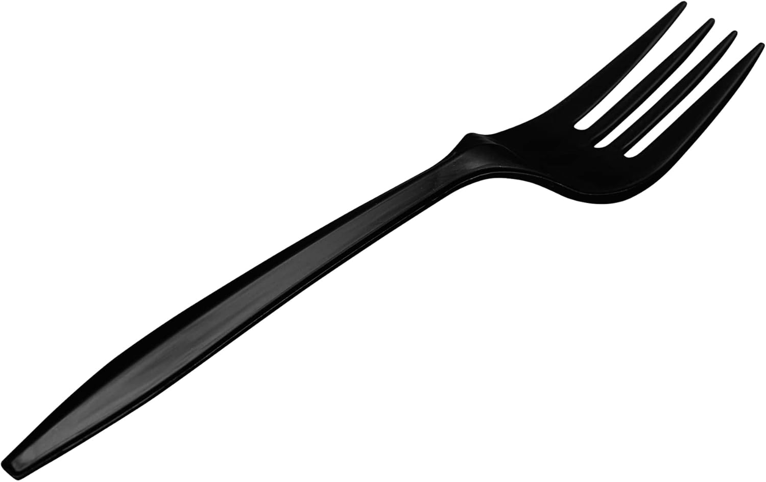 1,000 Plastic Disposable Forks Bulk Black Medium Weight Disposable Silverware Plastic Cutlery Fork - Image 8