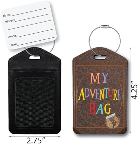 Miniatura 4 de Passport HolderCover "My Adventure Book"  Luggage Tag "My Adventure Bag"