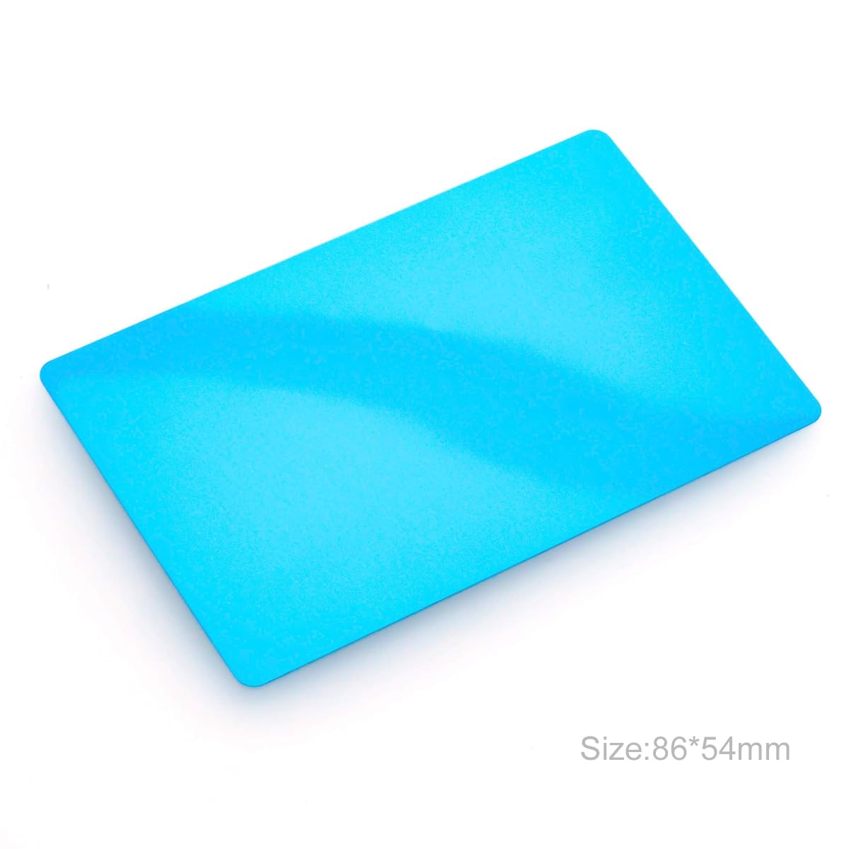50Pcs Metal Business Cards, Blank Business Cards Aluminium Alloy Visiting Name Card Laser Engraving Card 0.22Mm/8.6X5.4Cm - Image 3