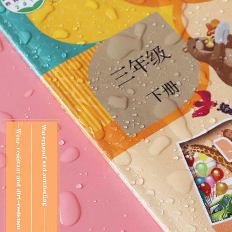 Image of Fidrox 60 Pcs Transparent Paper Sticker Book Cover Film | Book Binding Cover | Waterproof School Textbook Protective Case Cover Can Cut Self-Adhesive A4 Book Cover School-Office (60 PC Book Cover)