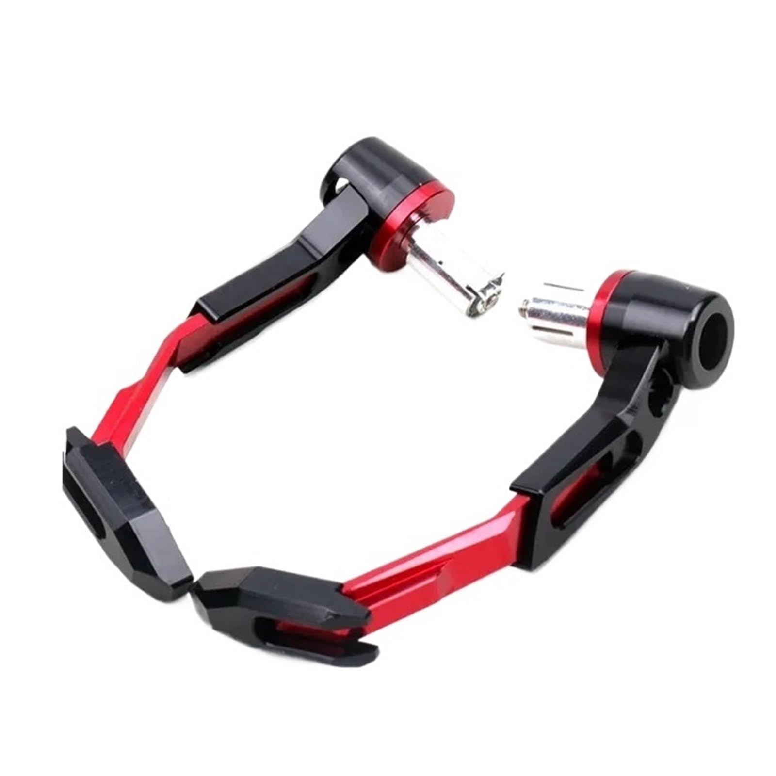 Ywqjiopm Red Motorcycle Handlebar Lever Guards Motorcycle Handguard Brake Clutch Lever Handle Bar Guard Protector For Cf650nk Cf400nk Cf 650Nk 400Nk Gdr155