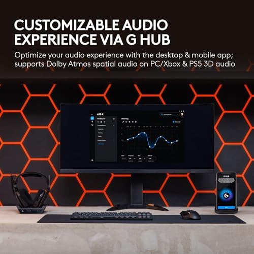 Logitech G Astro A50 X Multi-Platform Wireless Gaming Headset - Black - 4