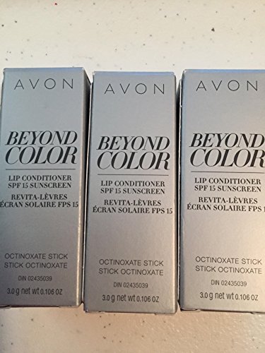 Lot of 3 - Avon Beyond Color Lip Conditioner SPF 15