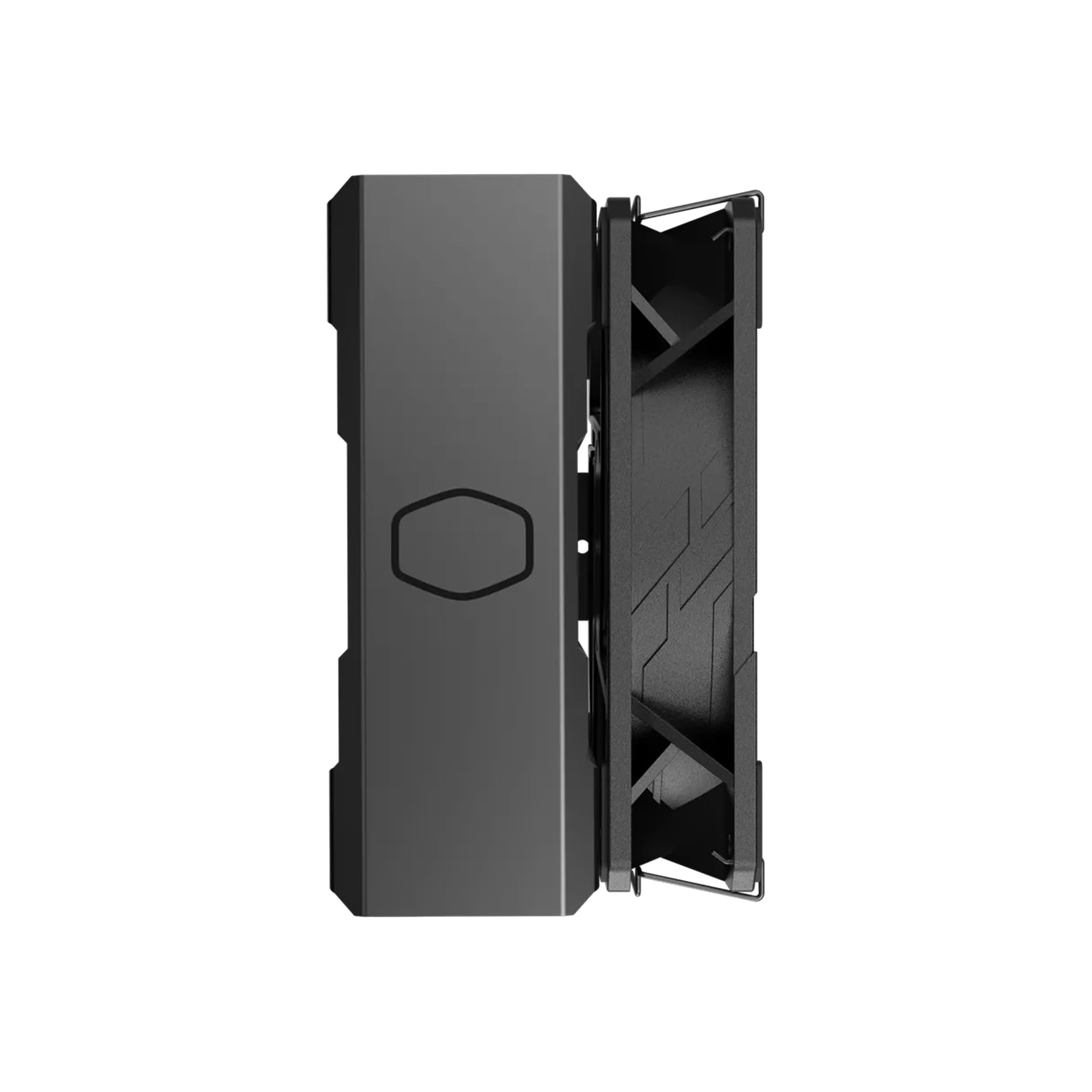 Cooler Master Hyper 212 Black Edition Chłodnica powietrza procesora, wentylator Silencio FP120, anodowany pistolet metalowy czarny, płetwy ze szczotkowanego niklu, 4 miedziane rury grzewcze z bezpośrednim kontaktem do AMD Ryzen/Intel LGA1200/1151