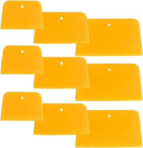 SourceTon Juego de 9 esparcidores de relleno de cuerpo  Esparcidores automotrices de plástico de 4 pulgadas, 5 pulgadas, 6 pulgadas para Bondo,