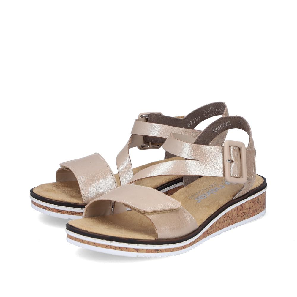 Rieker Femme Sandales V3660, Dame Sandales Fines