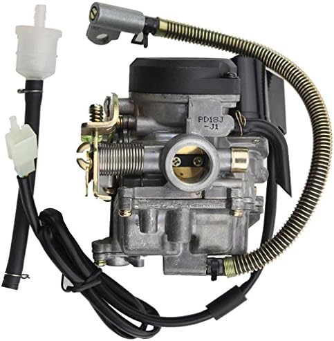 GOOFIT PD18J Carburetor with Accelerator Pump for 4 Stroke GY6 49cc 50cc 80cc Engine 139QMB 139QMA ATV Scooter
