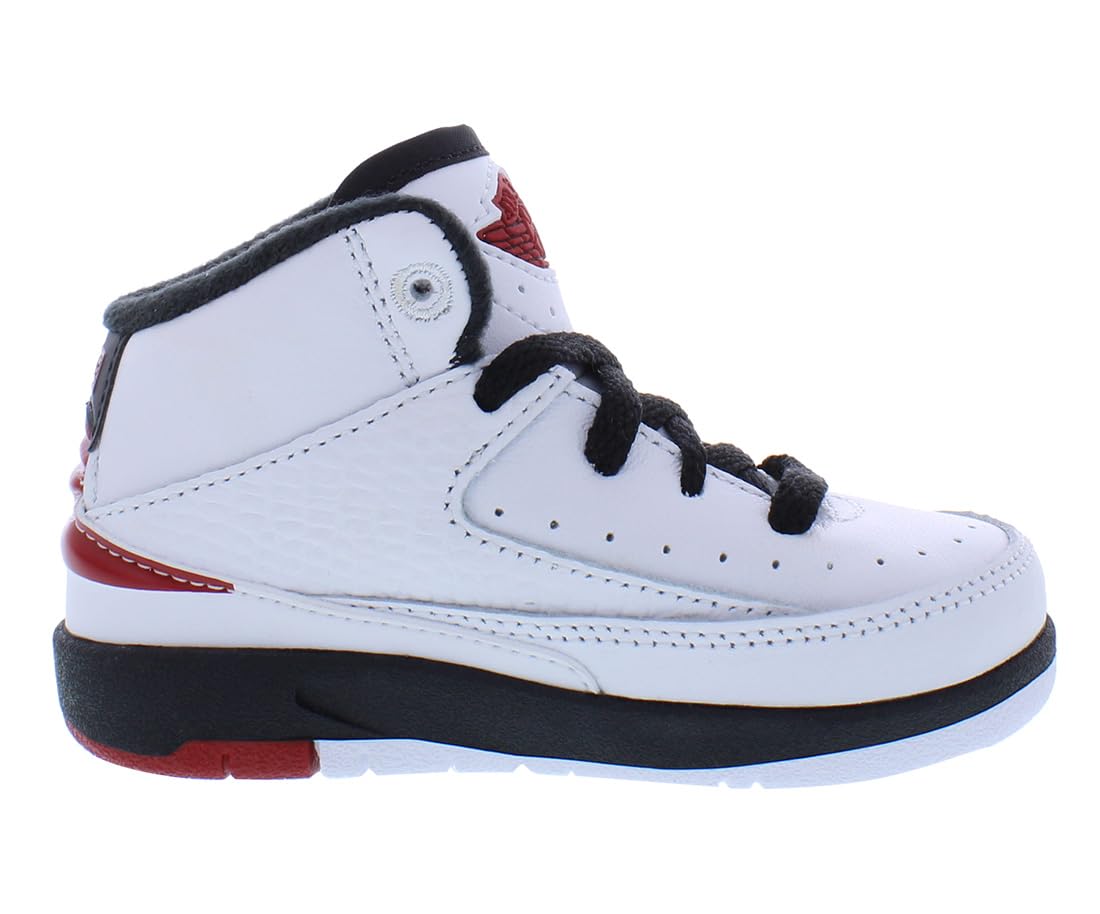 Jordan 2 Retro (Infant/Toddler) White/Varsity Red/Black 7 Toddler M