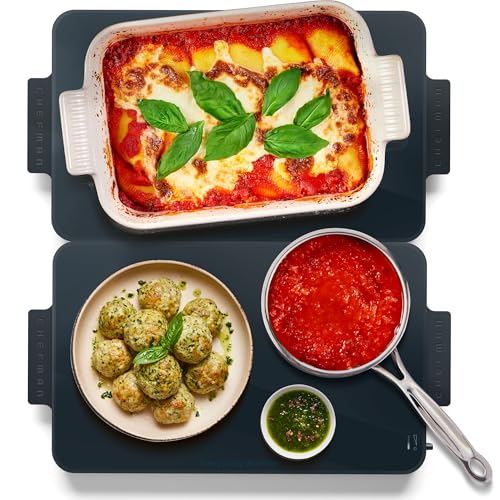 Image of Chefman Everything Warmer Electric Warming Tray, 20 inch x 16 inch Modular Expanding Design, Graphene Full-Surface Heating, Food Warming Mat for Parties, Gatherings & Daily Use, Two Tempered Glass Panels