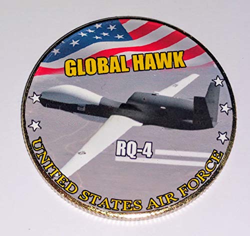 Air Force Global Hawk RQ-4 Challenge Art Coin