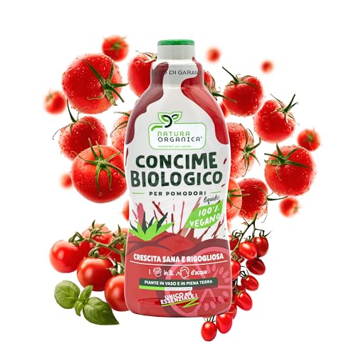 NaturaOrganica | Concime Biologico per Pomodori Fertilizzante Naturale per Tutte le Varietà di...